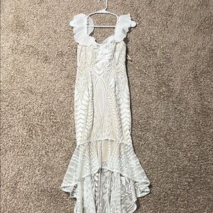 Saints + secrets high low elegant dress size small